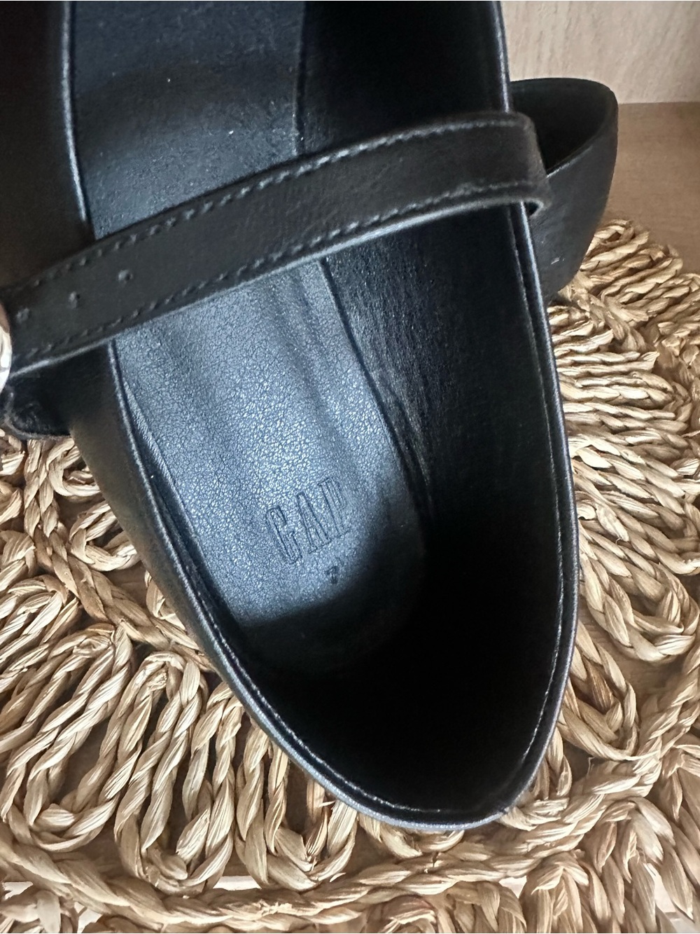 GAP Black Mary Jane Flats with Buckle Strap - Picture 3 of 4
